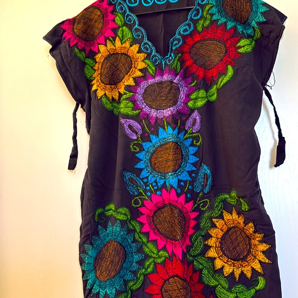 Mexican embroided dress